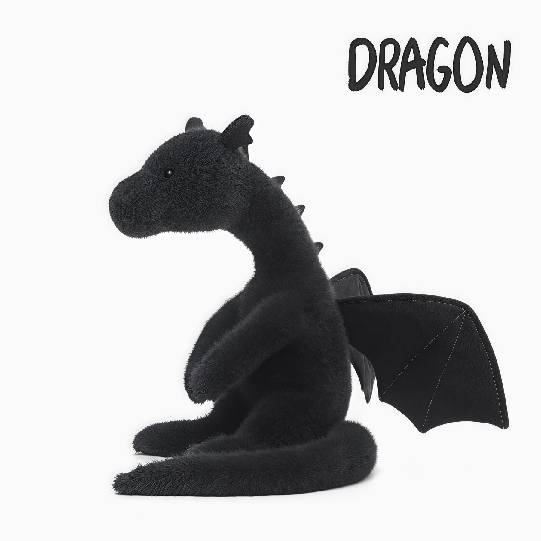 Muñeco de peluche gigante dragón de 85 cm/33.46 pulgadas, regalo para niños, regalo de cumpleaños, figura de peluche, muñeco de peluche, dragón de peluche, dragón de peluche