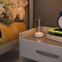 Luz magnética ambiental de alambre cuántico portátil, carga tipo C, función de protección ocular, dormitorio, estudio, camping, regalo de Navidad