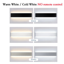Lámpara de pared LED moderna regulable 110/220V accesorio de iluminación interior apliques de pared escalera dormitorio cabecera sala de estar iluminación del pasillo de casa