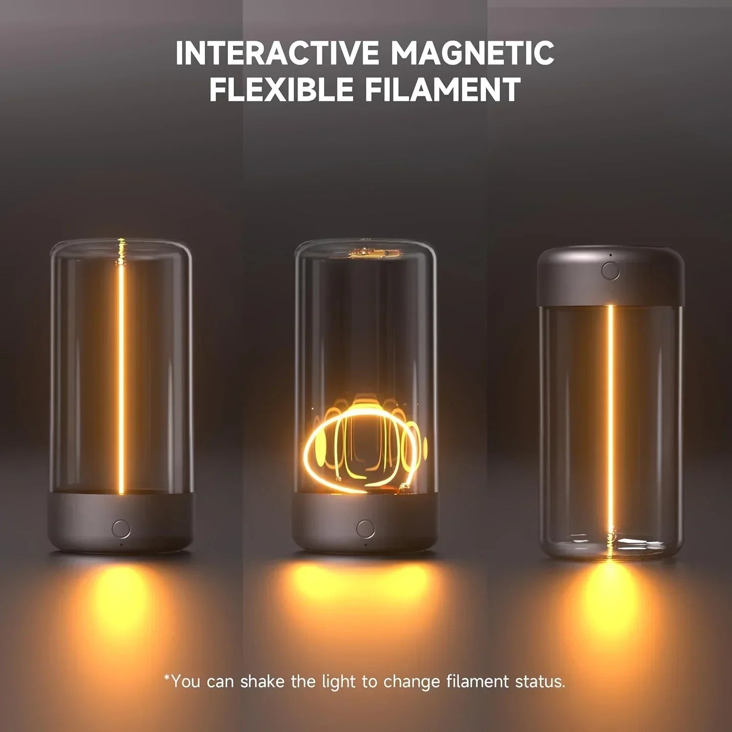 Luz magnética ambiental de alambre cuántico portátil, carga tipo C, función de protección ocular, dormitorio, estudio, camping, regalo de Navidad