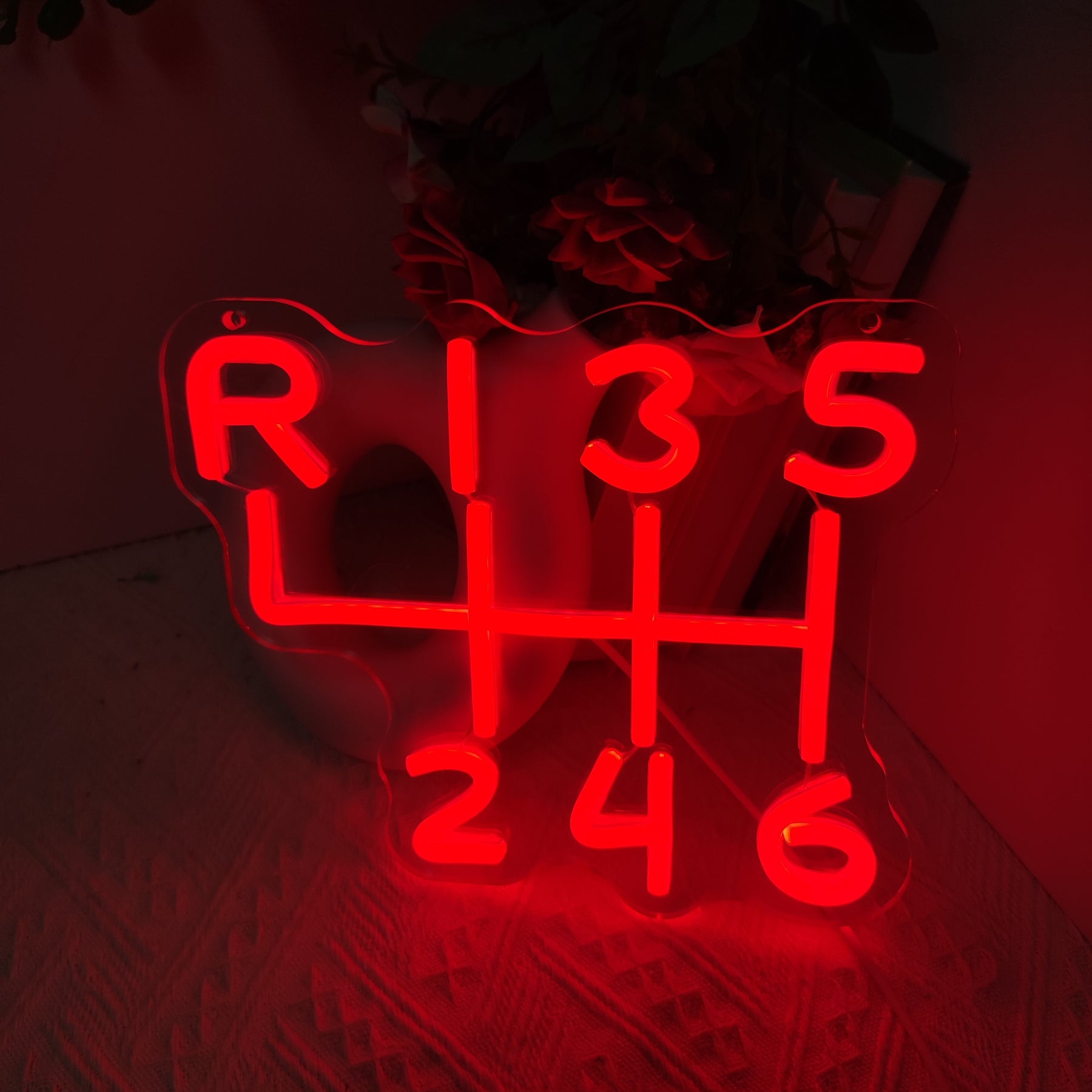 Letrero de Neón de Caja de Engranajes LIUYANG para Pared, Decoración LED Regulable con USB para Garaje, Cueva de Hombre, Tienda, Bar, Regalo para Mecánico, Papá, Esposo, Novio, Entusiasta de Carreras, Cumpleaños, Día del Padre, Jubilación, Letrero de Neón
